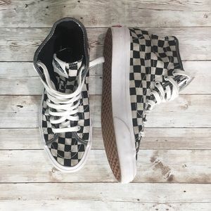 black vans with khakis